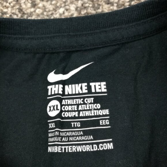 Philadelphia Eagles Zach Ertz T-Shirt Jersey Nike Black Mens 2XL Slim Fit - Picture 3 of 8